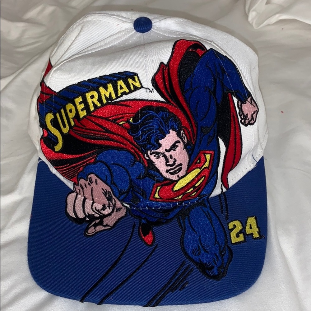 Vintage NASCAR Jeff Gordon Superman Hat